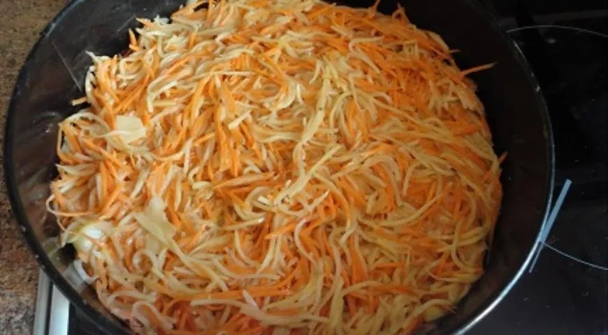 Летняя картофельная пицца: шаг 2