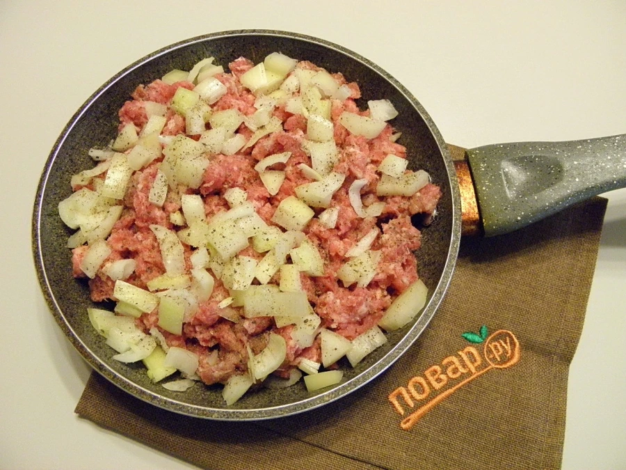 Шаг 2: Картофельная запеканка с фаршем