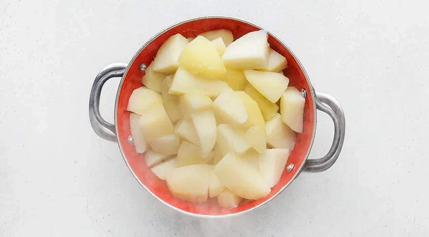 Картофельная запеканка с сосисками и сыром: шаг 2