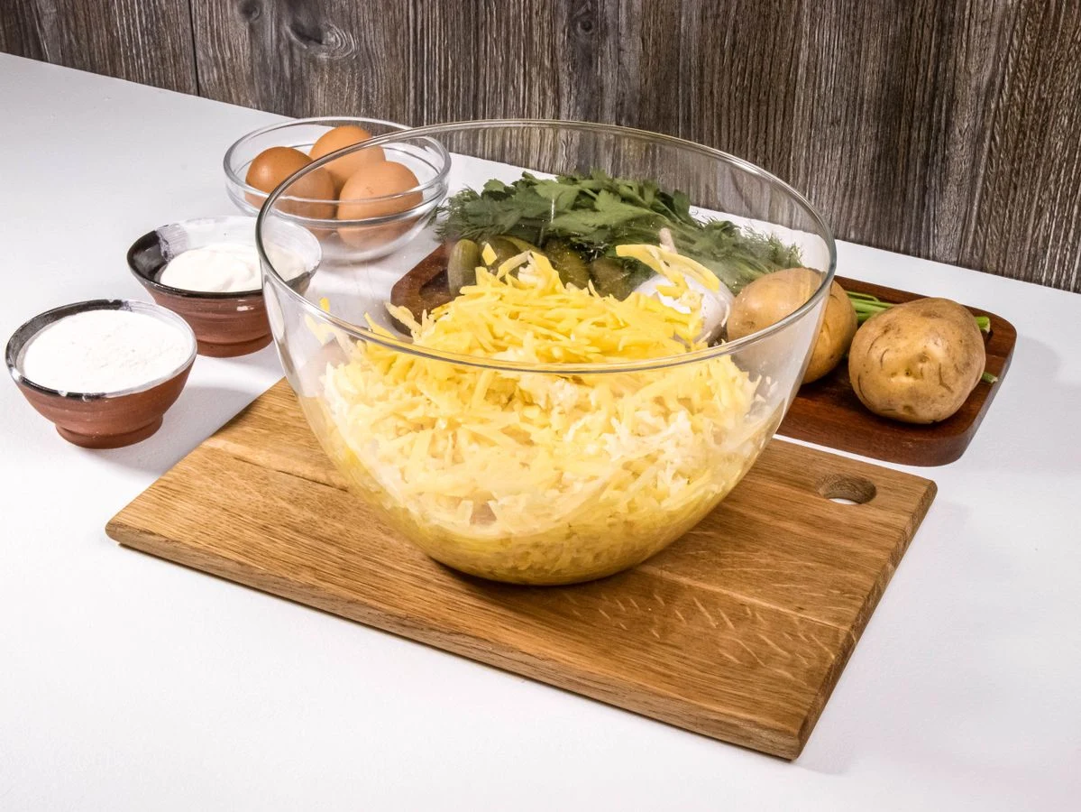 Шаг 2: Картофельные драники