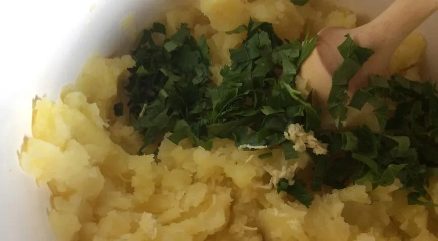 Картофельные лепешки: шаг 2