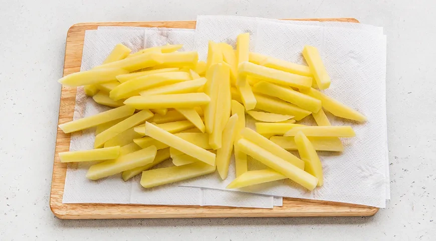 Картошка фри во фритюрнице: шаг 2