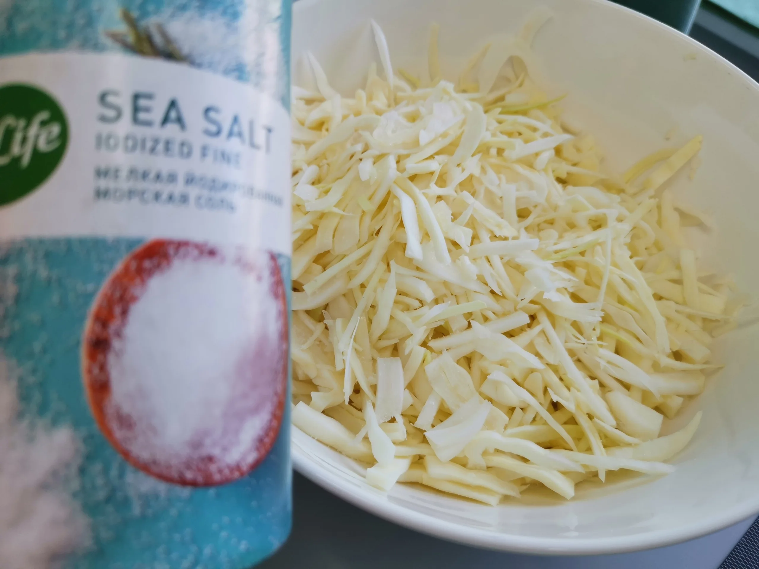 Шаг 2: Классический капустный салат коул слоу