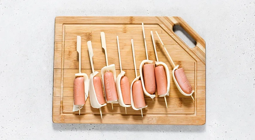 Корн-доги с сыром: шаг 2