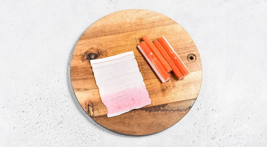 Крабовый торт: шаг 2