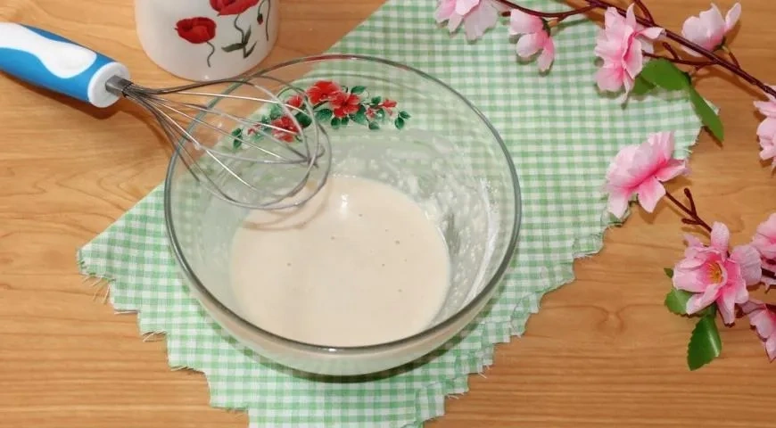 Кулич (паска) с апельсиновым кремом: шаг 2