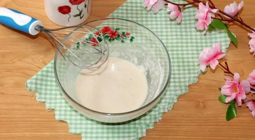 Кулич (паска) с шоколадом и вишней: шаг 2