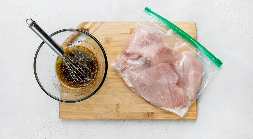 Курица по-итальянски в духовке: шаг 2