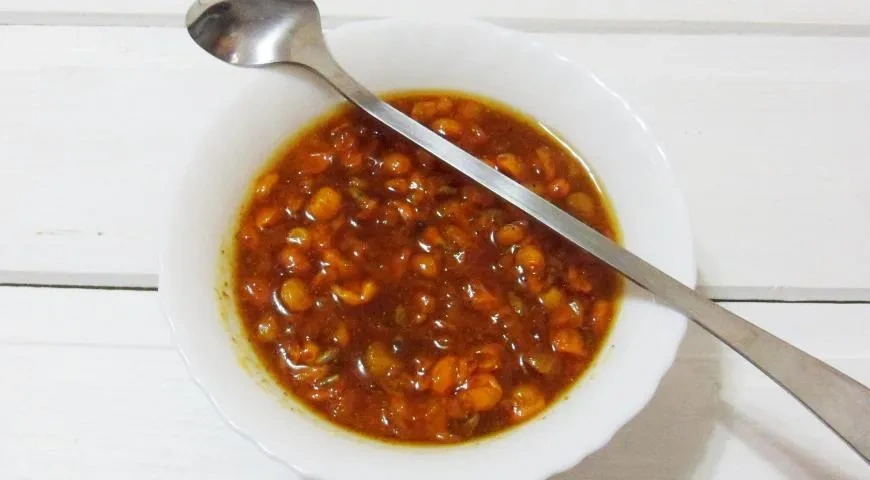 Курица в облепиховом маринаде: шаг 2