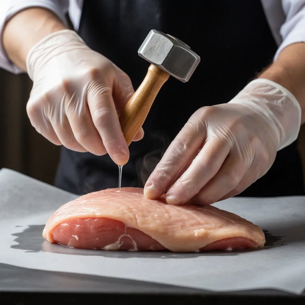 Куриные рулетики в сливочно‑грибном соусе: шаг 2