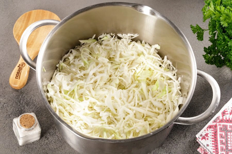 Шаг 2: Квашеная капуста