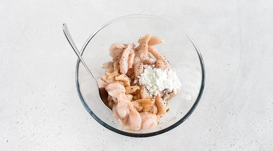 Лапша вок с курицей и овощами: шаг 2