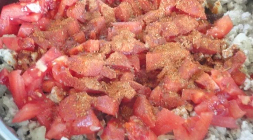 Лазанья с капустными листьями: шаг 2