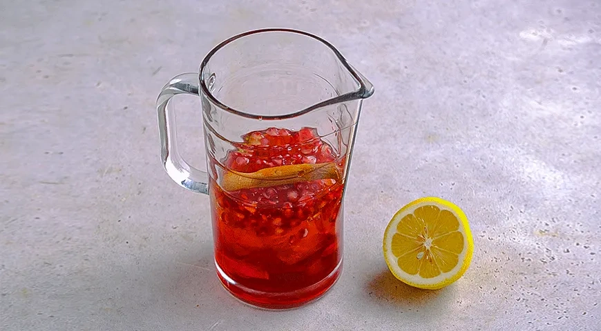 Лимонад гранатовый «Заводной гранат»: шаг 2