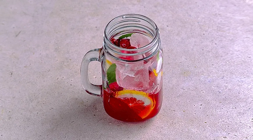 Лимонад «Клюквенный фейерверк»: шаг 2