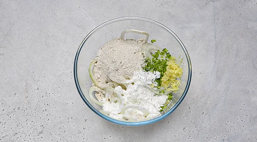 Луковые оладьи Бхаджи (Bhaji): шаг 2