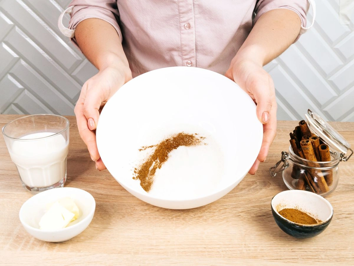 Шаг 2: Маффины со сгущёнкой и бананом