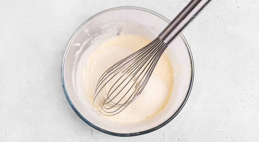 Манник с бананами: шаг 2