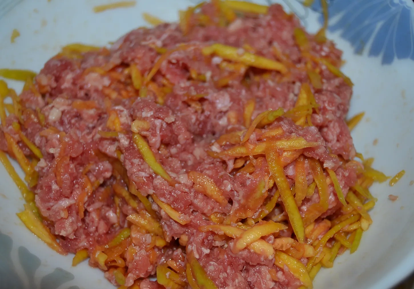 Манты с говядиной и тыквой: шаг 2