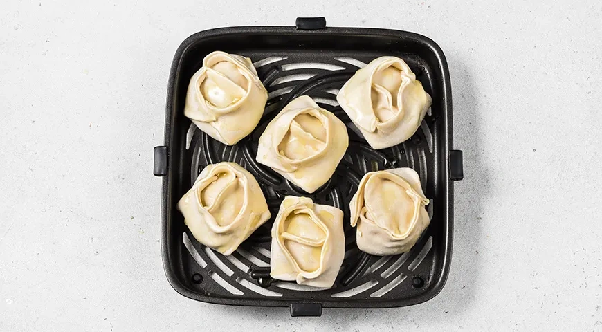 Манты в аэрогриле: шаг 2