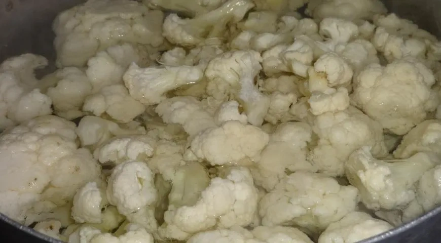 Маринованная цветная капуста: шаг 2