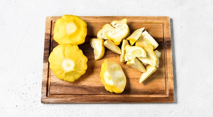 Маринованные патиссоны без стерилизации: шаг 2