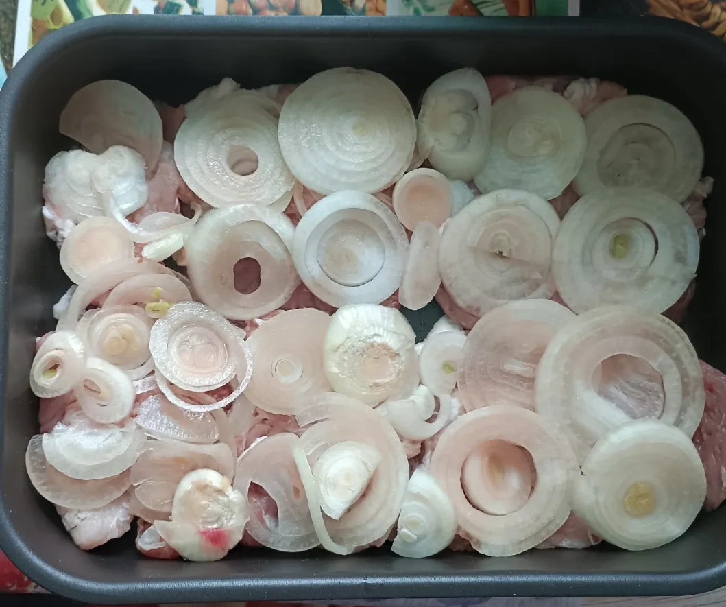 Мясо по-французски: шаг 2