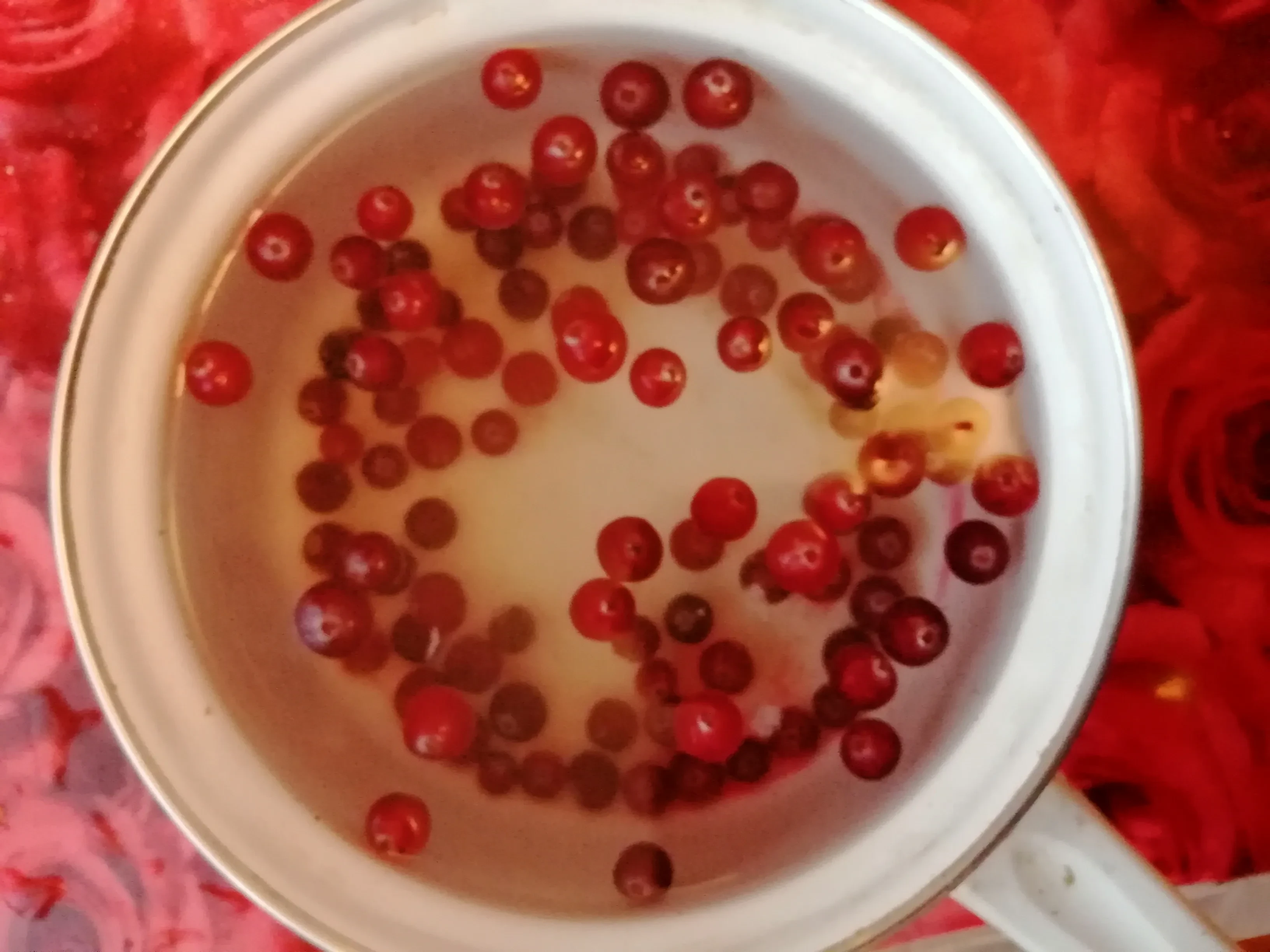 Морс клюквенный: шаг 2