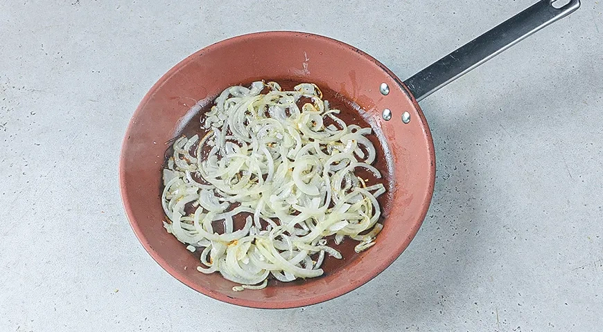 Мясо по-французски с шампиньонами: шаг 2