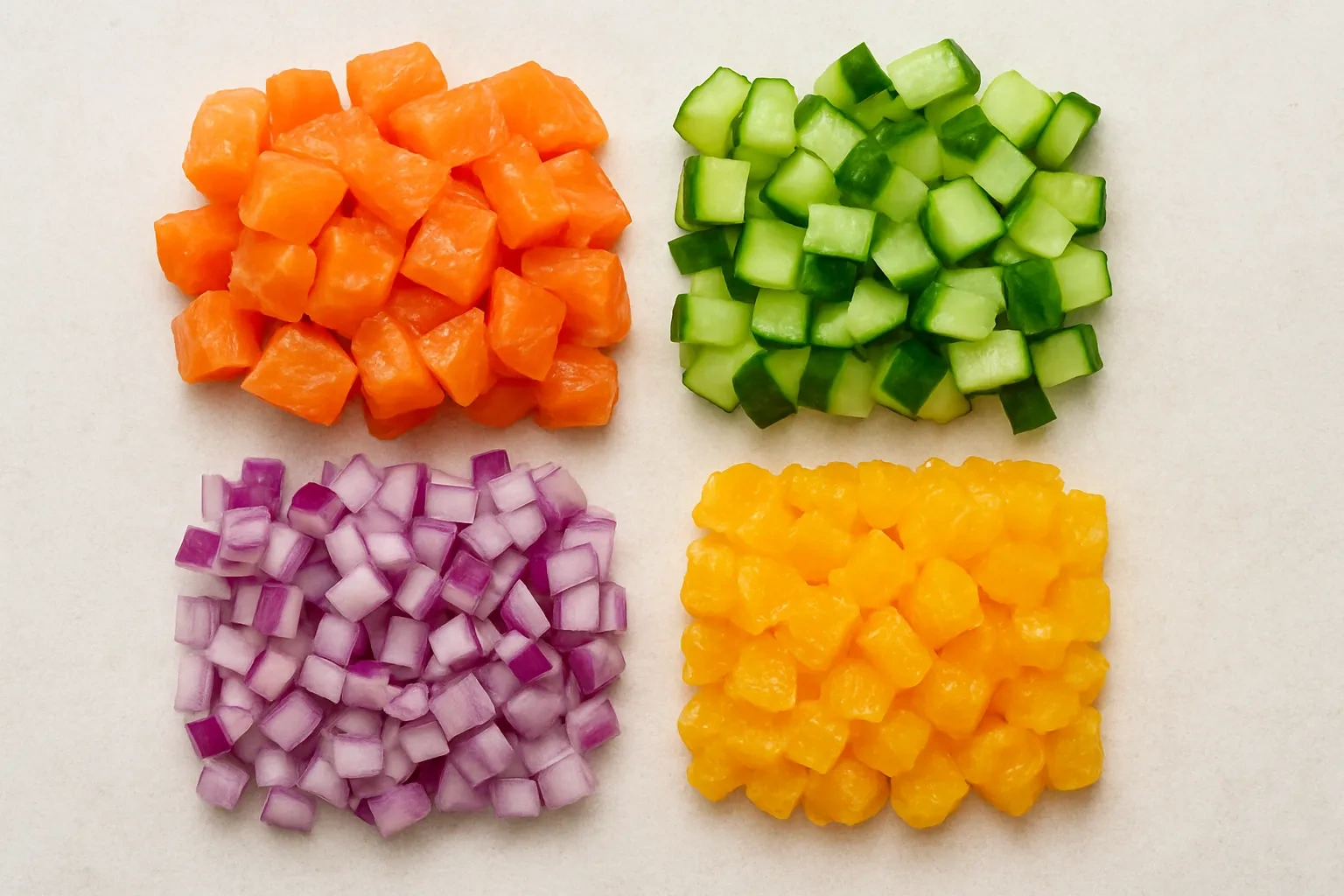 Новогодний салат «Северное сияние»: шаг 2