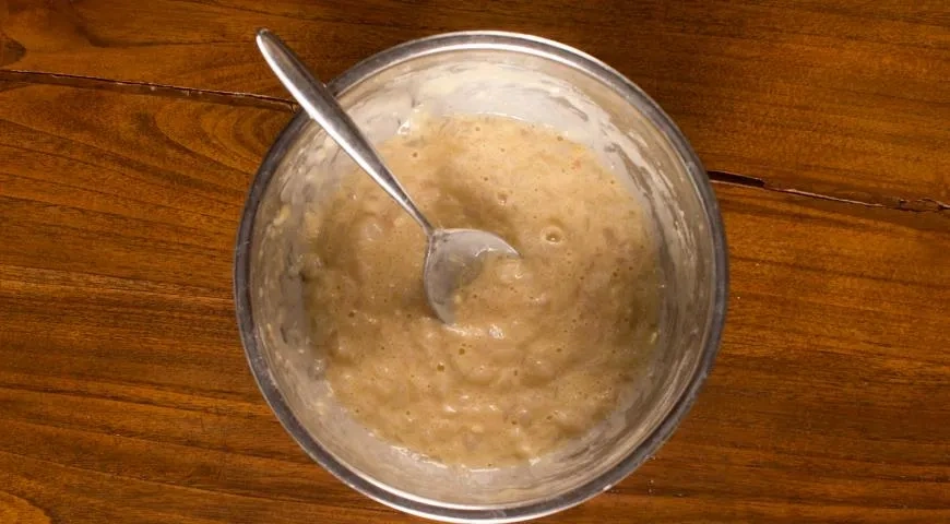 Оладушки из малоглазого макруруса: шаг 2