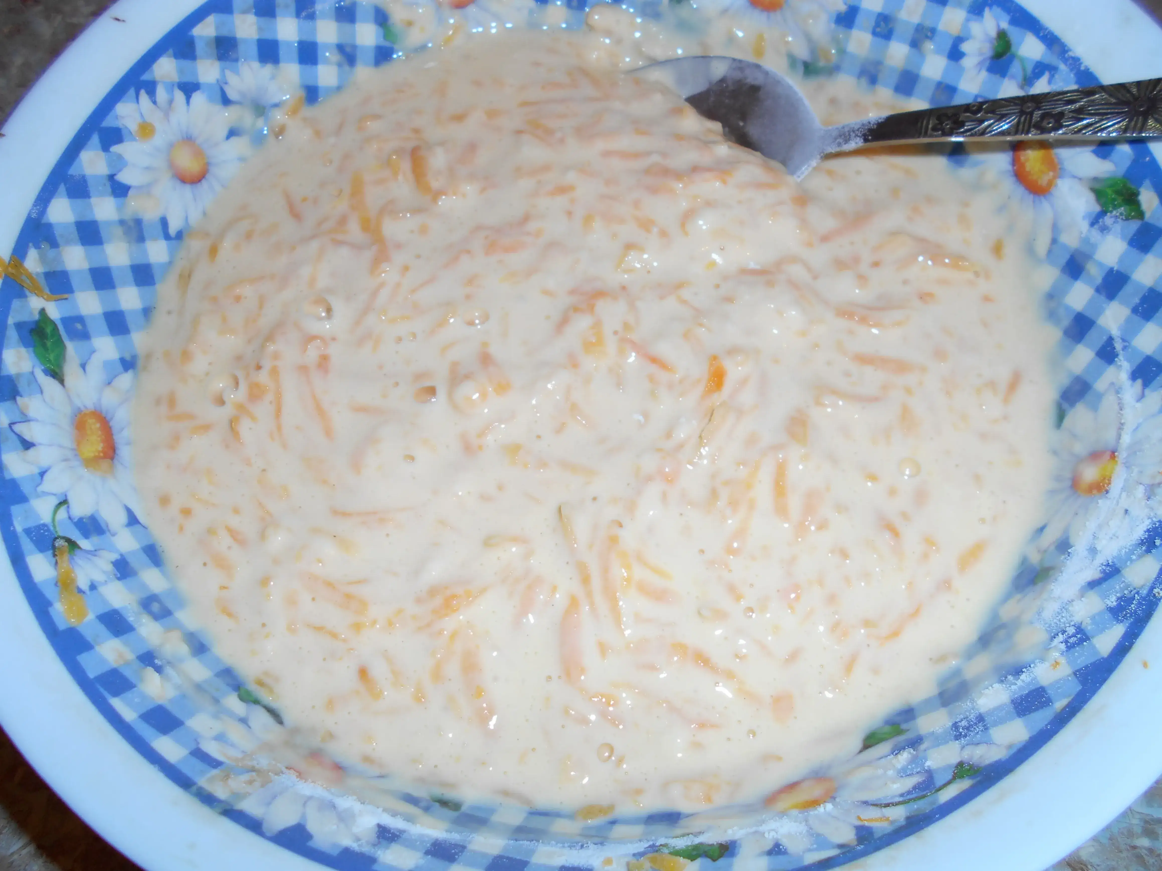 Оладушки с тыквой: шаг 2