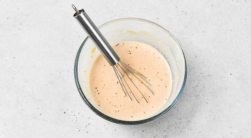 Омлет из яичного порошка: шаг 2