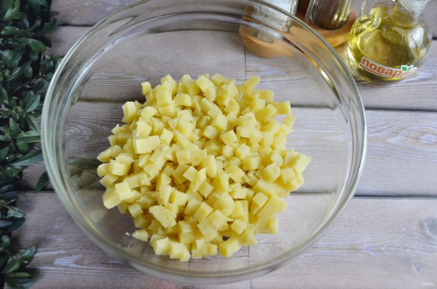 Шаг 2: Овощной винегрет