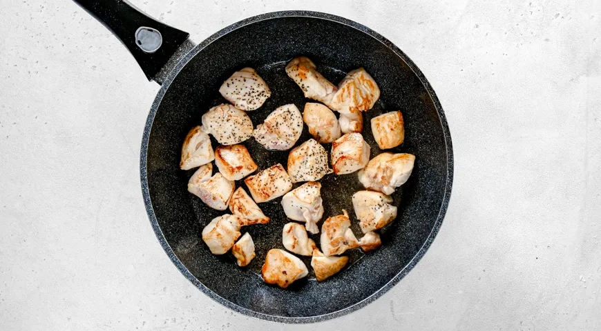 Овощное рагу с курицей и баклажанами: шаг 2