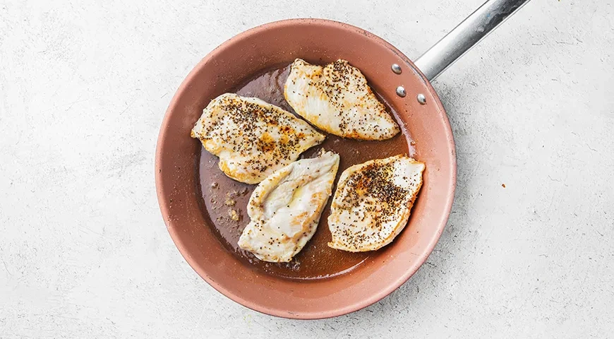 Паста «Альфредо» с курицей: шаг 2