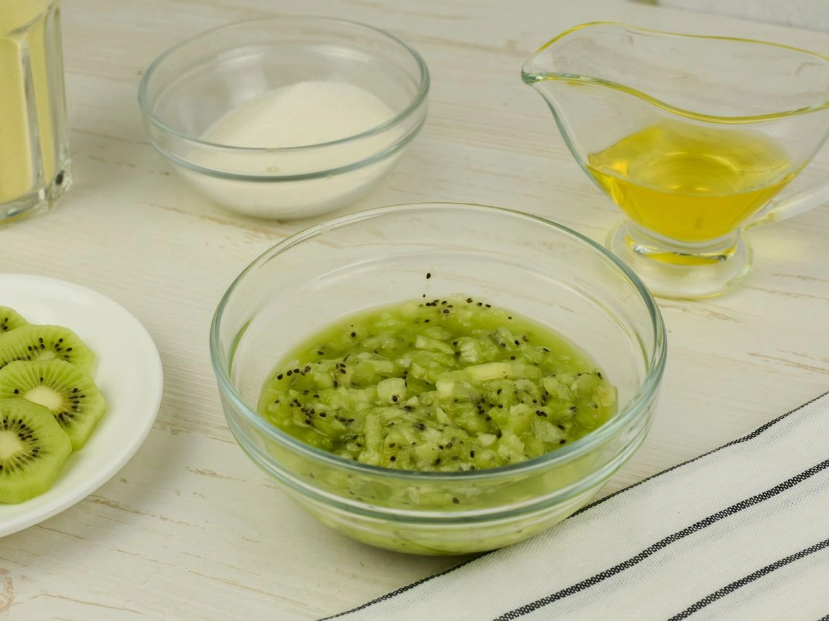 Шаг 2: Печенье с киви