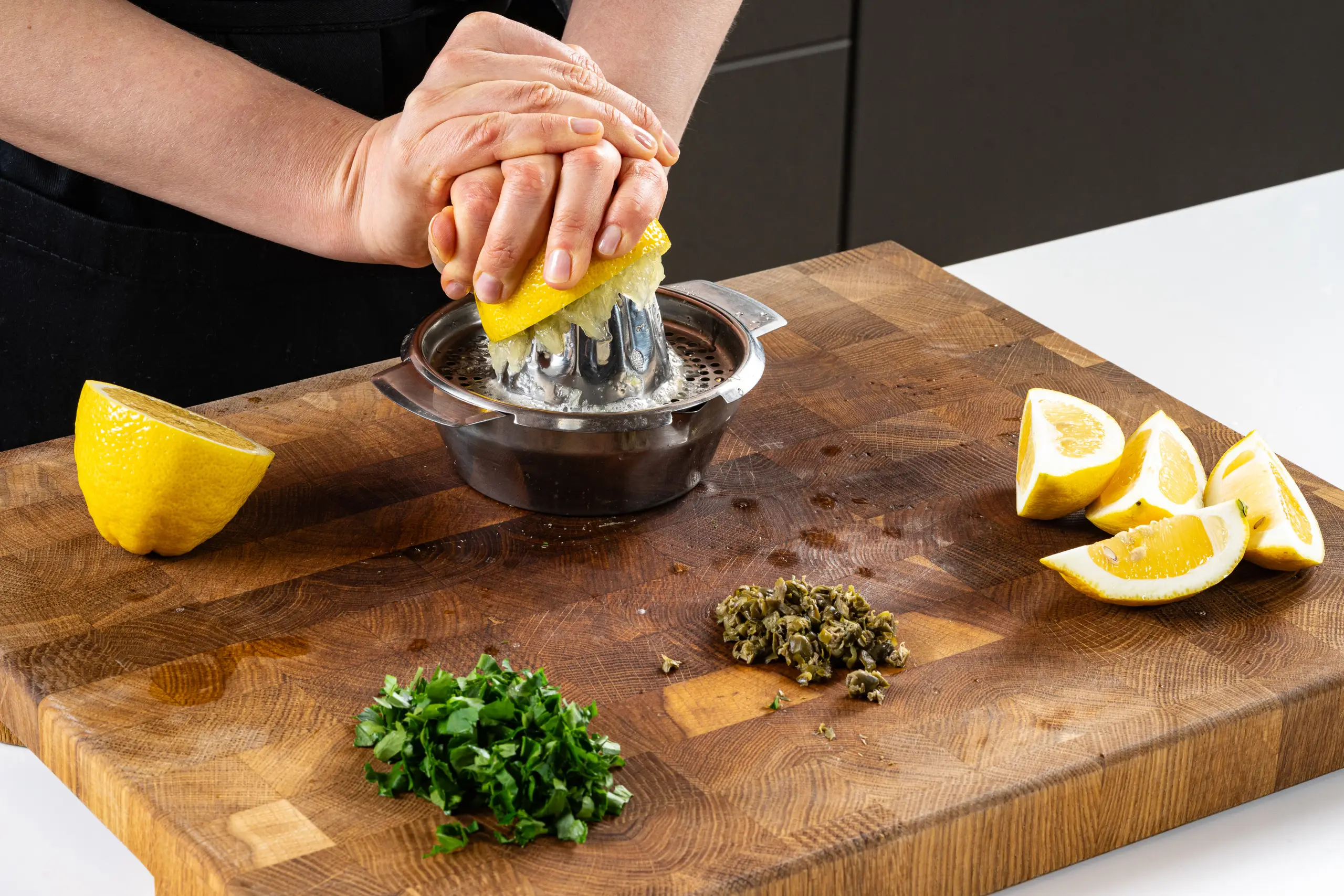 Шаг 2: Пикатта из камбалы