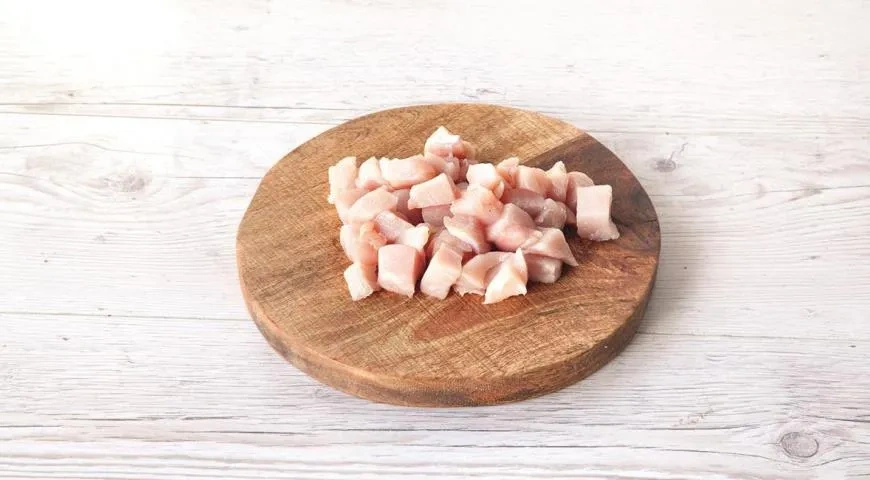 Пита с курицей и овощами: шаг 2