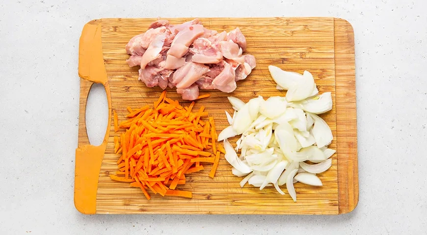 Плов в аэрогриле: шаг 2