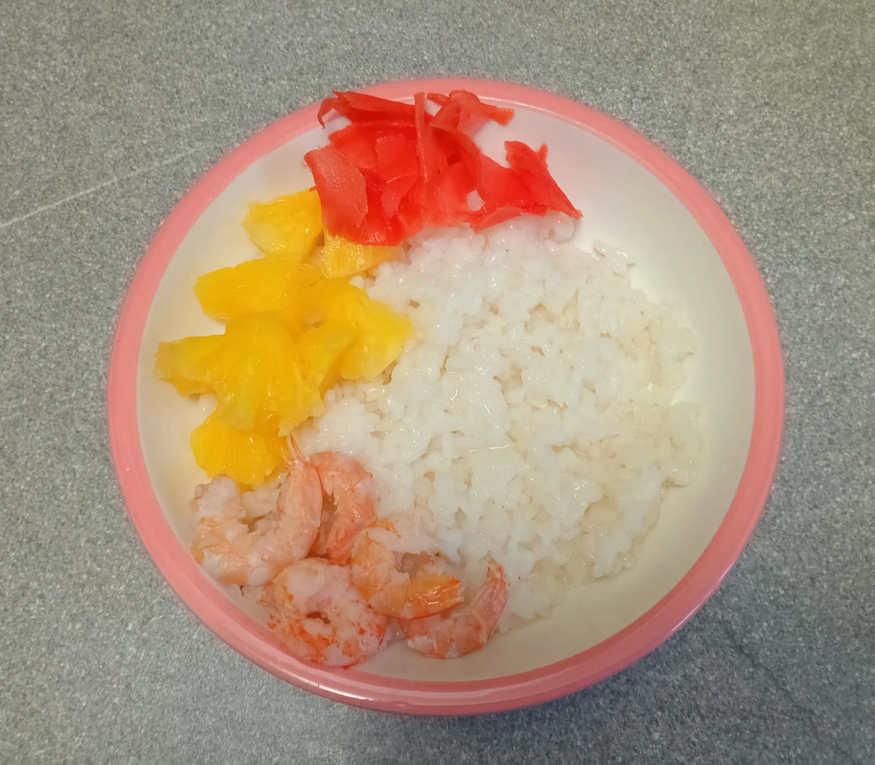 Поке с креветками: шаг 2