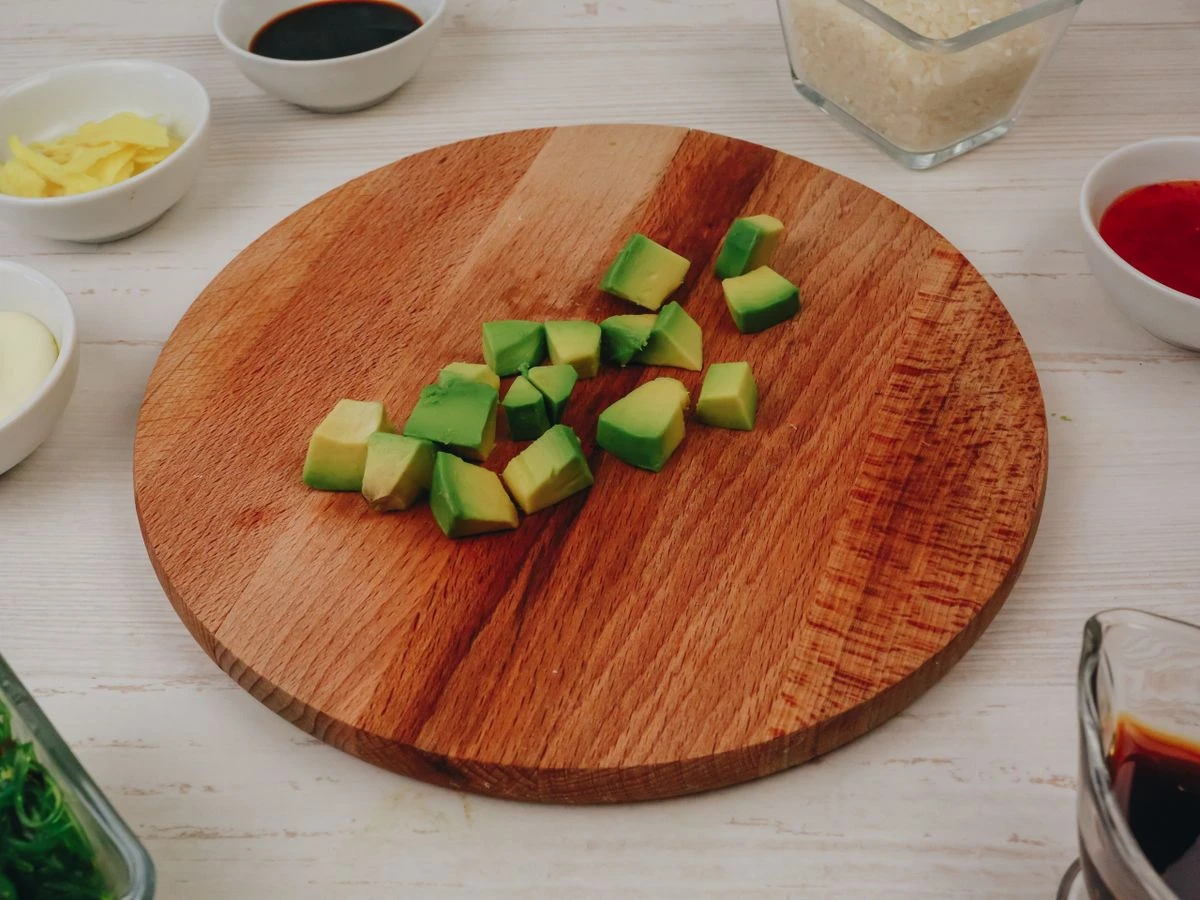 Шаг 2: Поке с курицей терияки