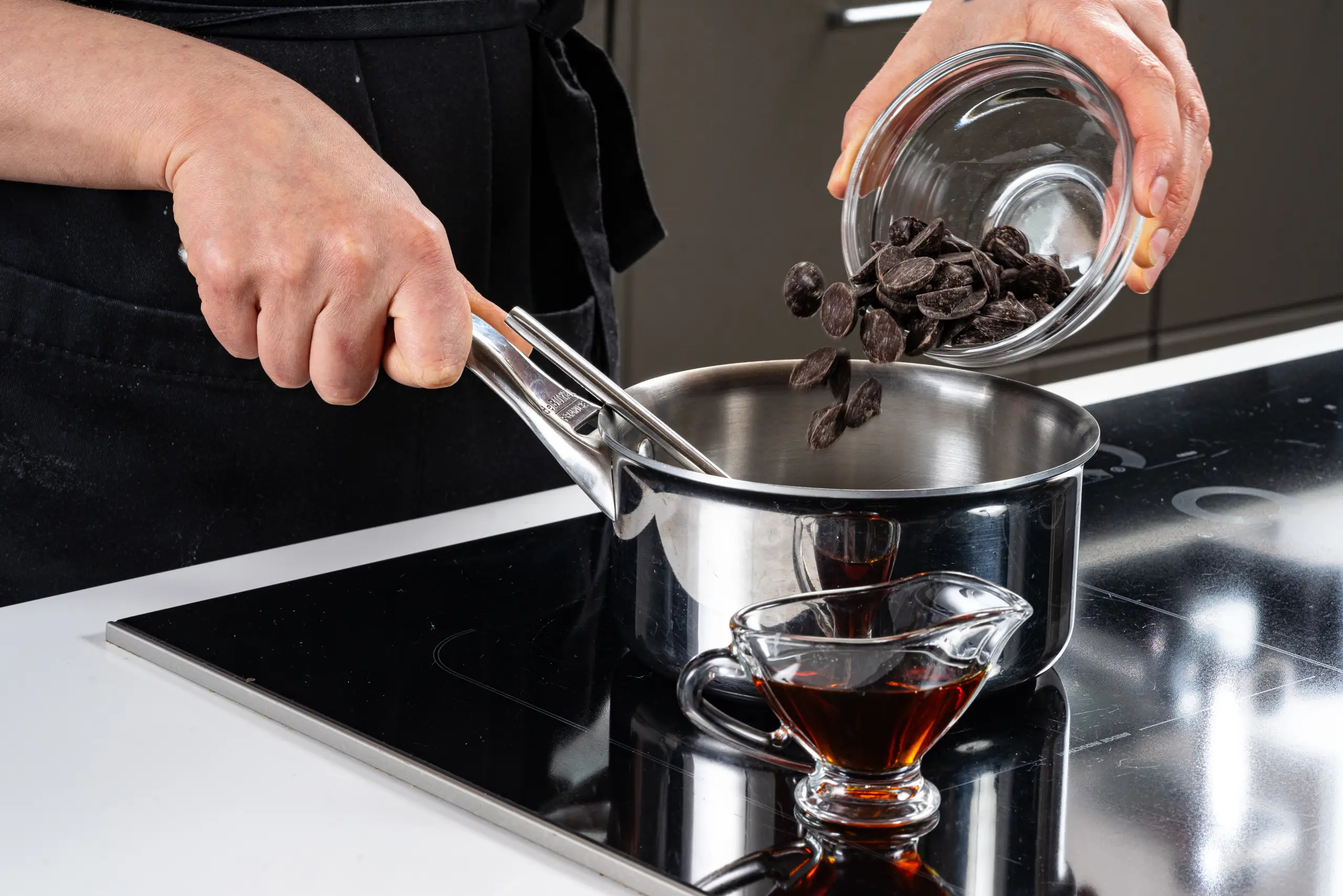 Шаг 2: Постная шоколадная панакота