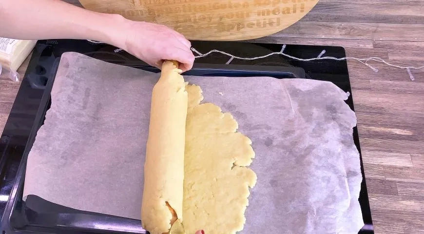 Постный пирог с яблоками - галета: шаг 2