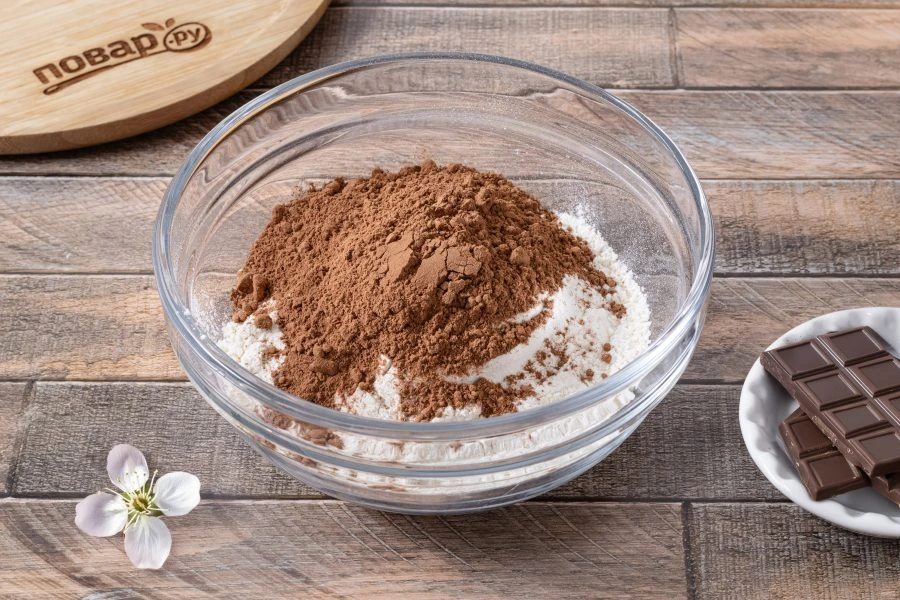 Шаг 2: Постный шоколад ный кекс