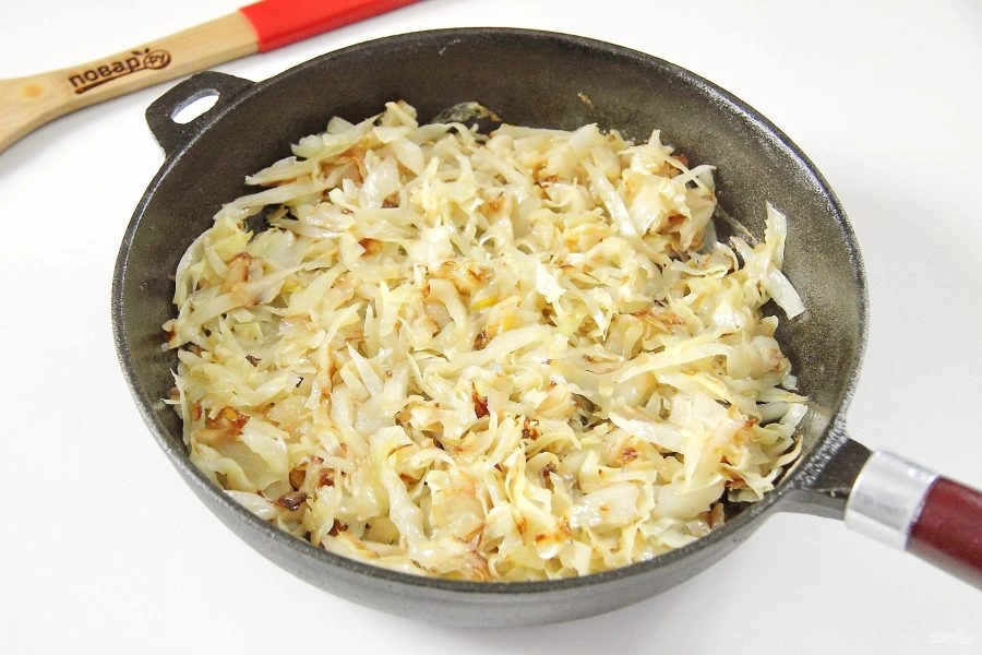 Шаг 2: Пп пирог с капустой