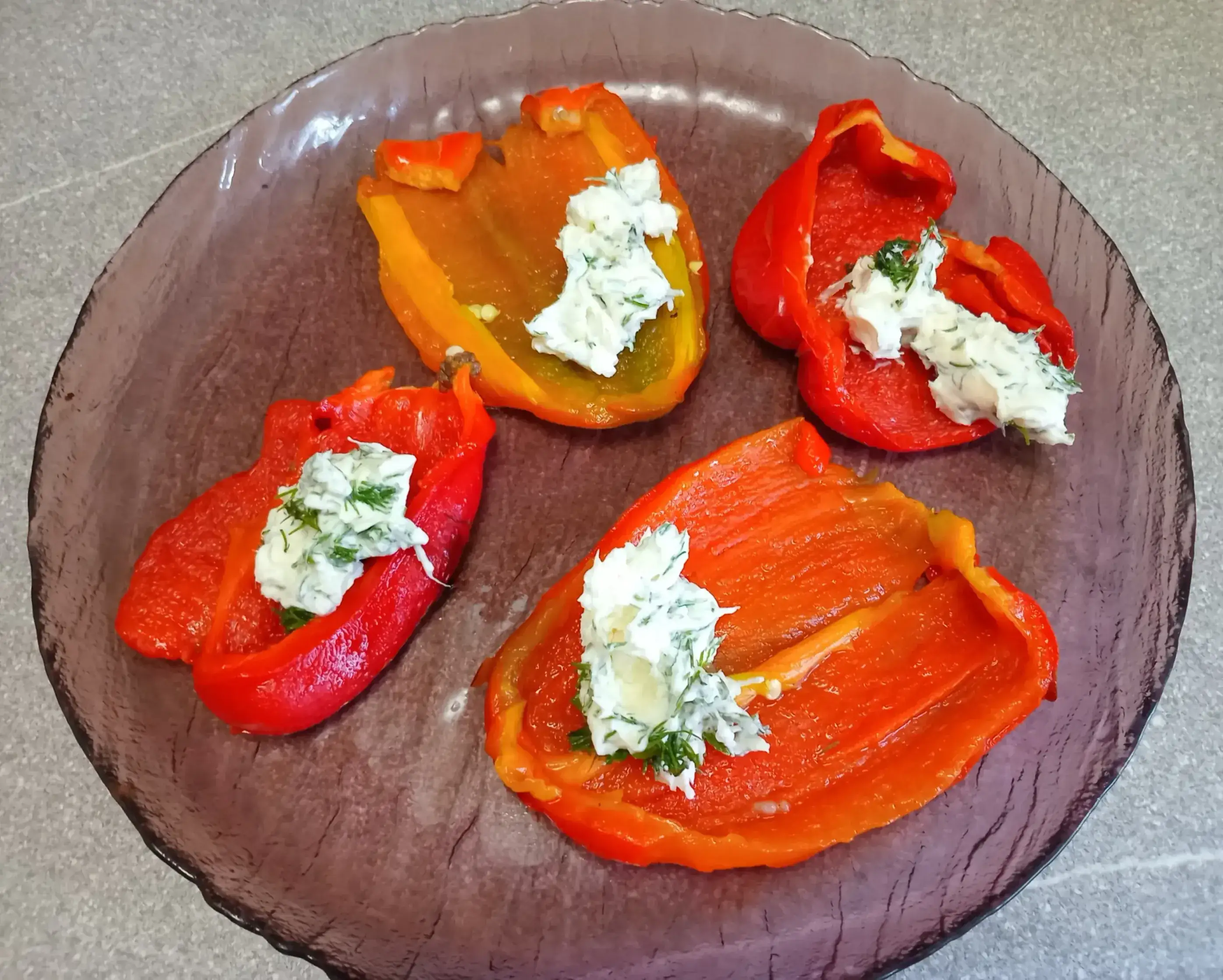 Рулетики из болгарского перца: шаг 2