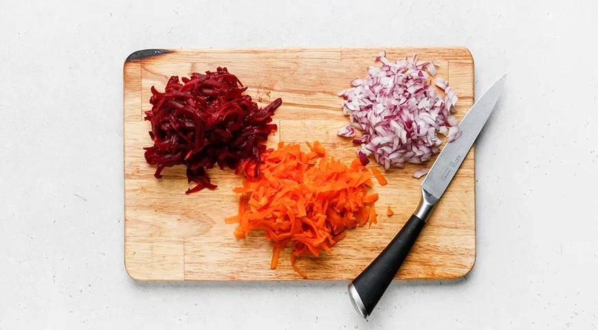 Салат «Генерал» с курицей: шаг 2