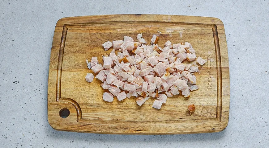 Салат «Грибная полянка» классический: шаг 2