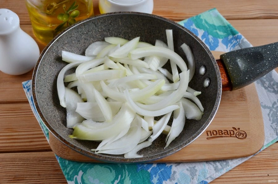 Шаг 2: Салат из кальмар о в